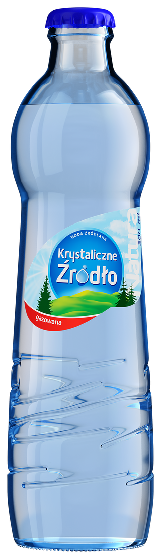 Woda krystaliczne źródło gazowana 1.5l