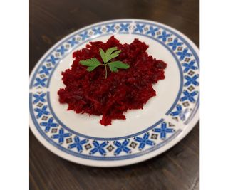 Salata de sfecla rosie cu hrean