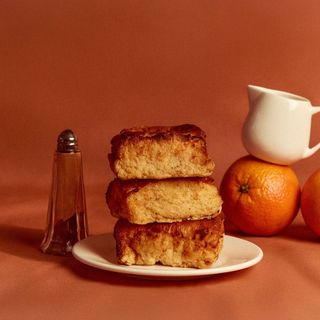 TORRIJA CREMOSA DE MASCARPONE Y NARANJA