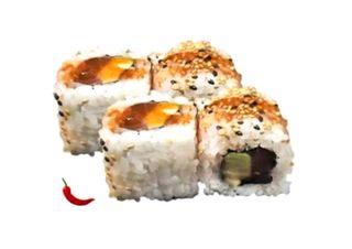 103.Uramaki De Atún Con Aguacate Y Sésamo (8 Uds.)