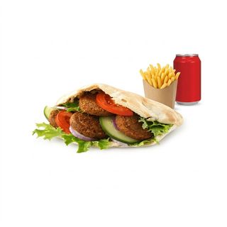 Menu doner kebab falafel