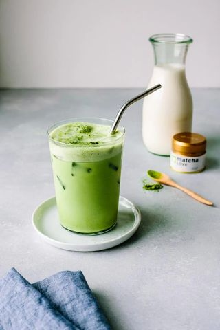 Iced Japanese Matcha Latte