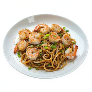 Yaki Udon con Mariscos