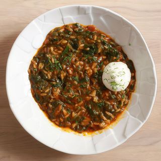 Spanakorizo - Arroz meloso de Espinacas (V)