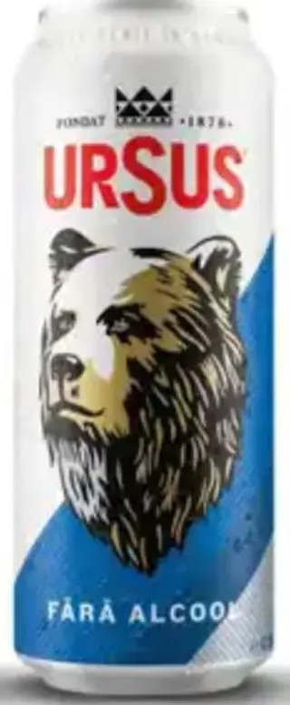 Ursus fara alcool 