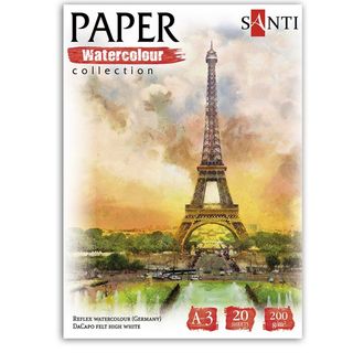 Set Of Watercolor Paper Santi “city”, А3, “paper Watercolor”, 20 Sheets