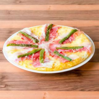 Tortilla Patata Jamón Ibérico Y Pimiento