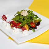Салат со свеклой и апельсинами