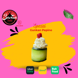 Gunkan Pepino 4 Unidades