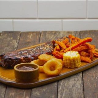 Costillas de cerdo a la barbacoa