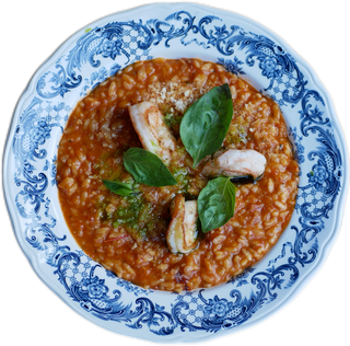 ТОМАТНЕ РІЗОТТО З КРЕВЕТКАМИ (300g)