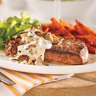 Entrecôte Crème Champignons