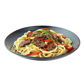 Menú Fideos Chinos Con Ternera