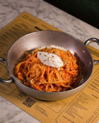 Amatriciana e Ricotta di Bufala 