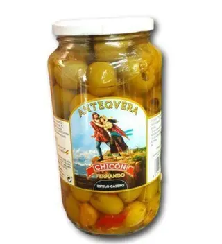 Aceitunas Antequera Estilo Casero Sin Hueso 900Gr 