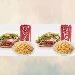 Oferta 2 menu doner kebab