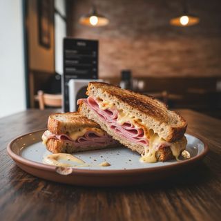 Tosta de Fiambre no Pão