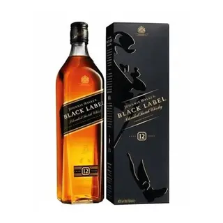 Johnnie Walker Black Label 12 Years Old Scotch Whisky, 750ml