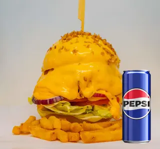 King Cheddar and bacon + Pepsi 0,2l