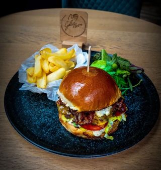 Double Burger by Alex Rada