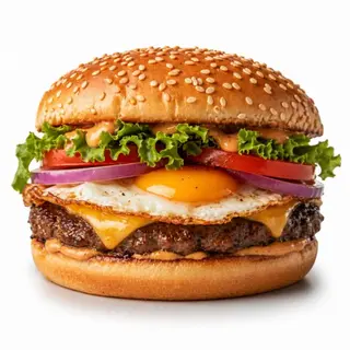 Egg Cheese Burger