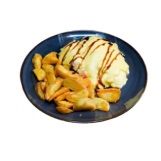 Куринный стейк с грибами под сыром