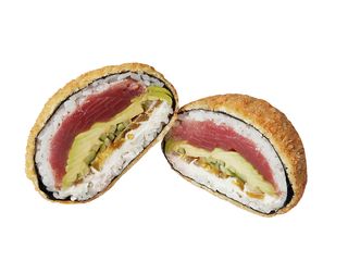 Sushi-Burger z tuńczykiem i jalapeno