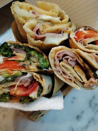 Piadina con crudo e rucola