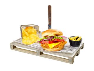 Хрупкав пилешки бургер (450 г)