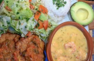 Encocado De Camarones