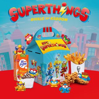 Menú Infantil Tiras Superthings