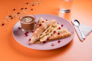 Crepa cu ciocolata belgiana, banana