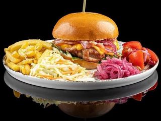 Combo chicken burger