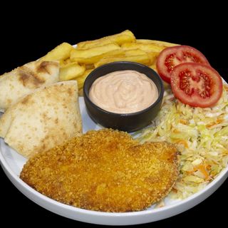 Platou snitel de pui