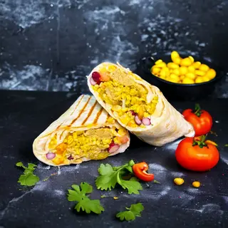 Vegan Chicken & Bulgur Burrito