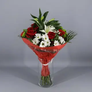Ramo rojo y blanco
