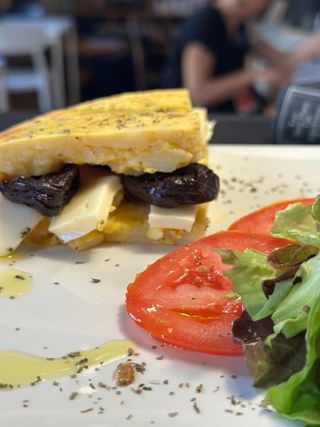 Pincho de queso brie