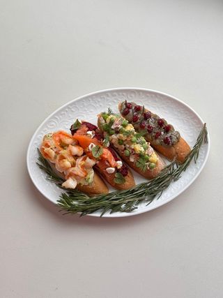 Сет из 4-х брускетт 