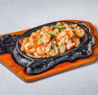 Gambas na Chapa Quente