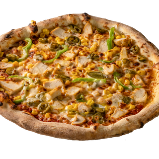 ПИЦА ЧИКЕНИТА С ТОПЕНО СИРЕНЕ И ЦАРЕВИЦА