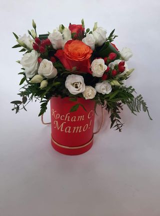 Flowerbox/Box kwiatowy Kocham Cię Mamo!