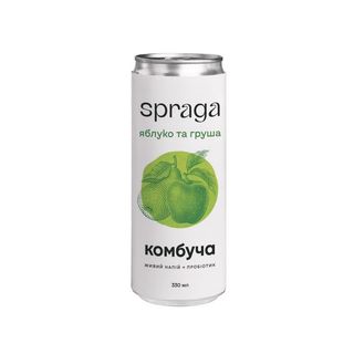 Комбуча яблуко-груша 330 мл