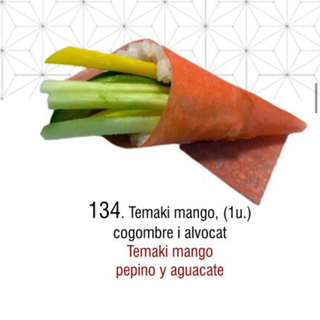 134. Aguacates mango y pepino 