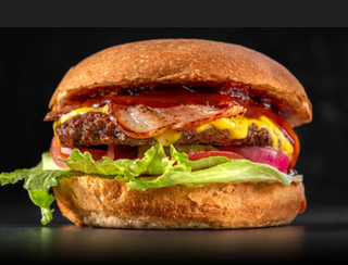 Hamburguesa Completa Con Bacon