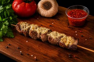 Espeto de Carne ao Alho