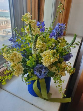 Aranjament in cutie de catifea