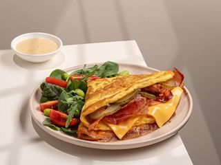 Омлет з беконом