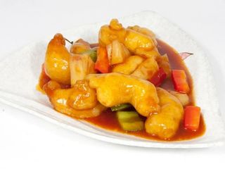 Gamberi in salsa agrodolce