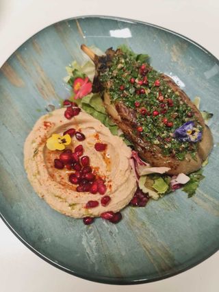 Roasted Eggplantand Chikpea Dip