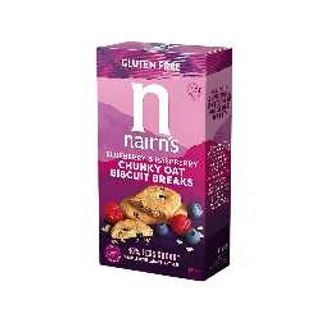Bolachas Aveia, Mirtilo e Framboesa - Nairn's 160g